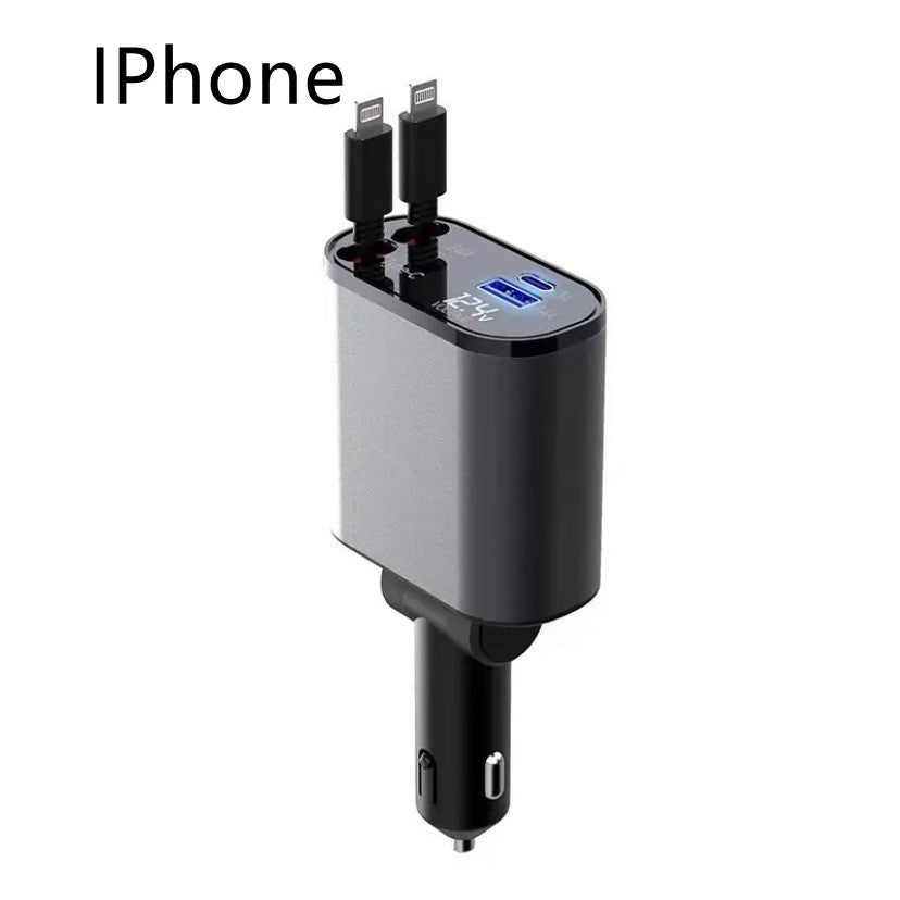 100W Super Fast Metal Car Charger