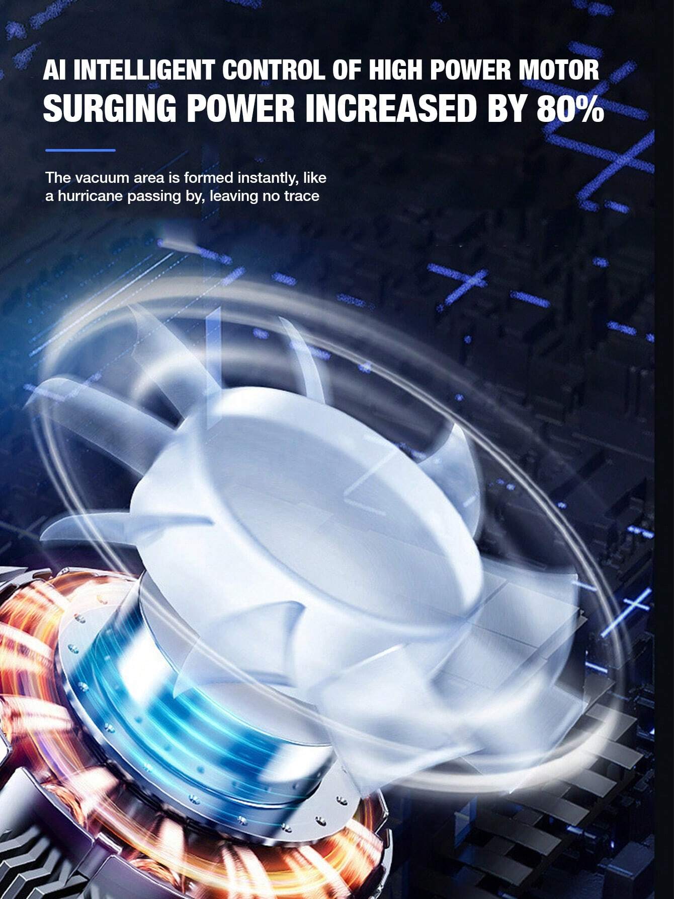 1pc 120W High-Power But Mini Cordless Vacuum Cleaner