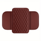 Leather Car Armrest Box Heightening Pad With Side Storage Bag, Car Armrest Box Cushion With Storage Pocket
