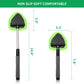 Microfiber Car Windshield Cleaning Tool with Extendable Handle