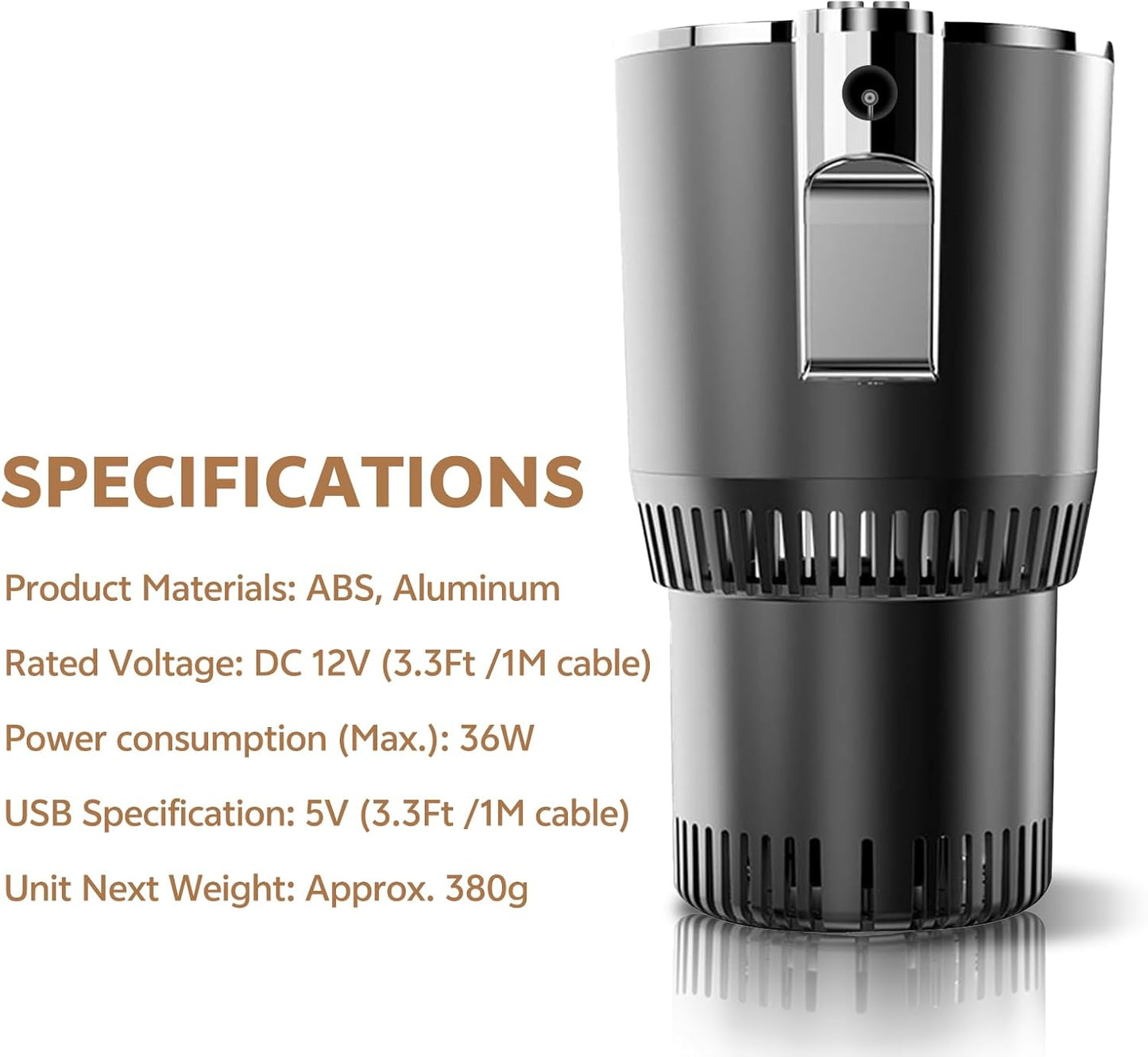 Smart Car 2-in-1 Hot And Cold Cup Drinks Holder