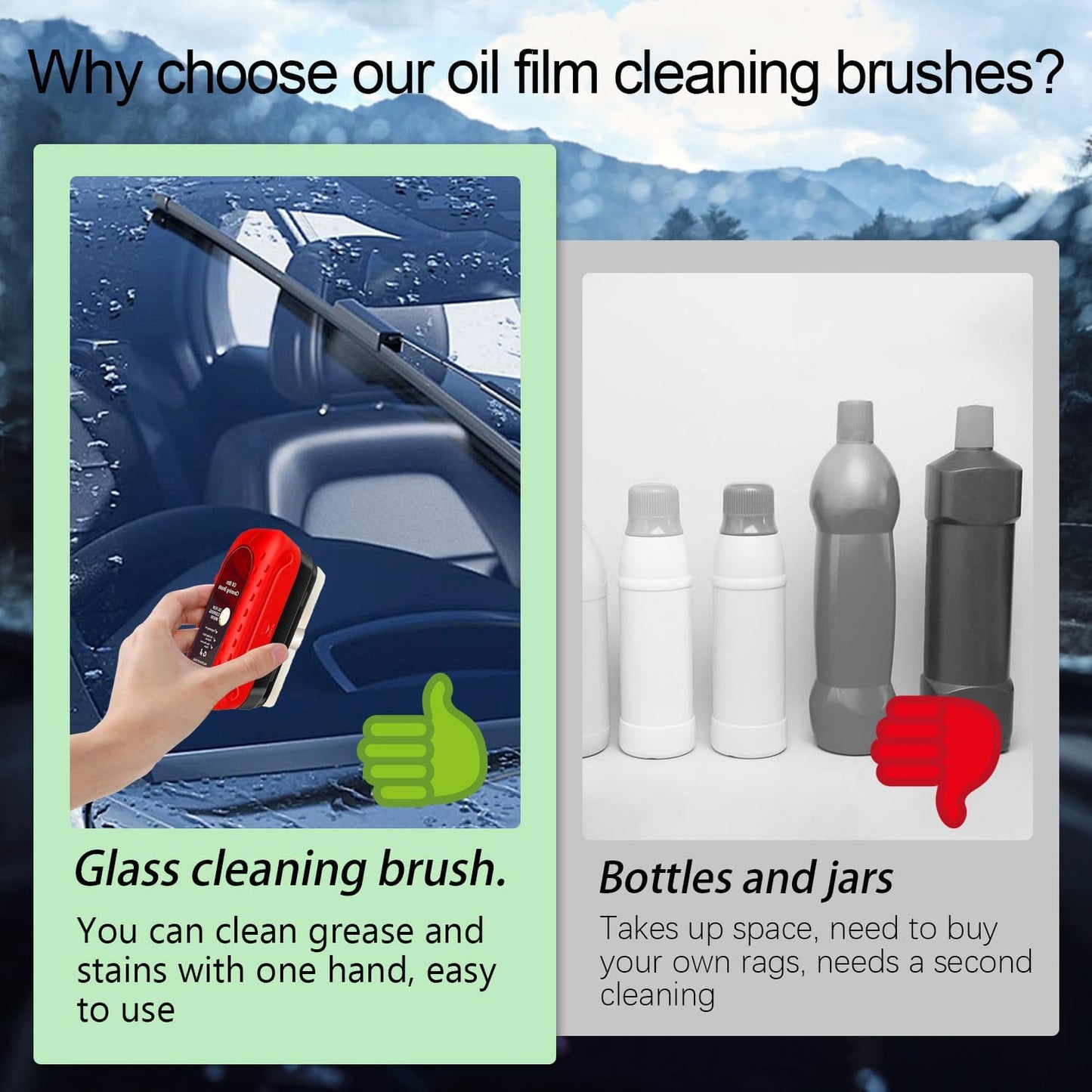 Automotive Oil Film Cleaning Brush
