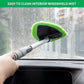 Microfiber Car Windshield Cleaning Tool with Extendable Handle