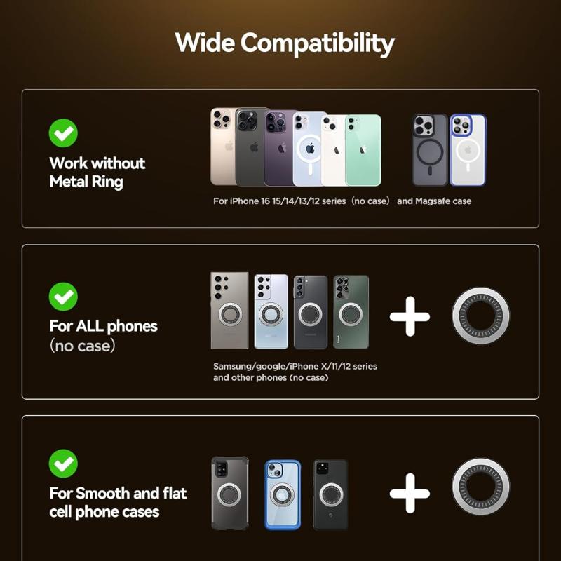 Magnetic Car Phone Holder - MagSafe Car Mount